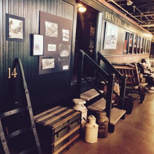 Inside Maine Narrow Gauge Railroad Museum