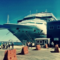 Carnival Splendor docked in Portland, Maine