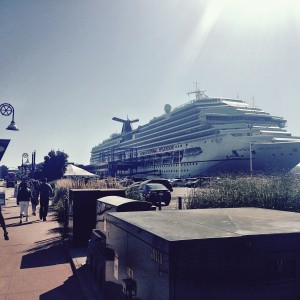 Carnival Splendor docked in Saint John, New Brunswick