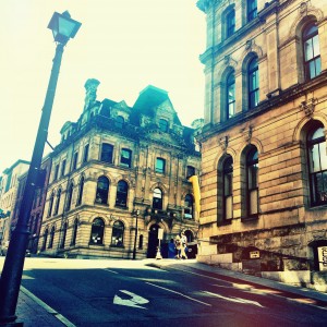 The architecture of Saint John, New Brunswick