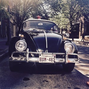 Volkswagen Car 177 used as police car at the Saint John Police Museum